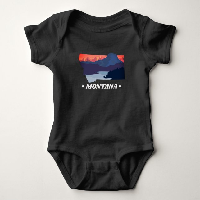 Montana  baby bodysuit (Front)