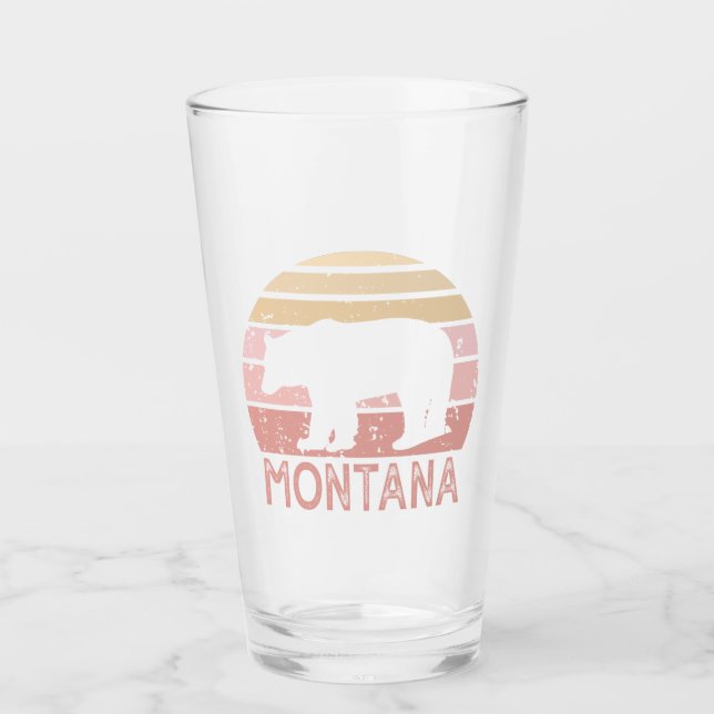 Montana Bear Glass (Front)
