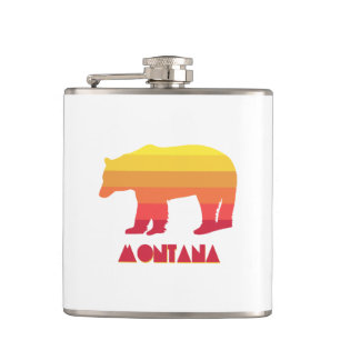 Montana Bear Hip Flask