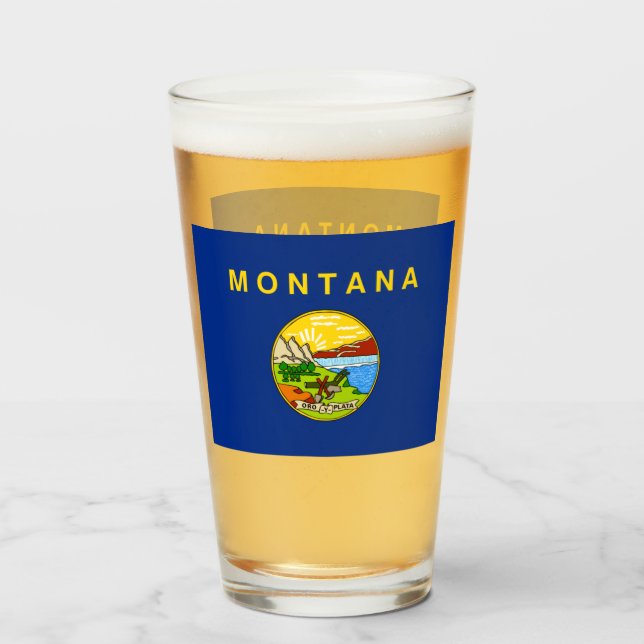MONTANA BEER GLASS (Front Filled)