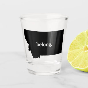 Montana Belong State Map Shot Glass
