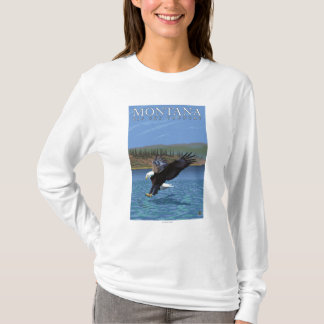 Montana -- Big Sky CountryDiving Eagle T-Shirt