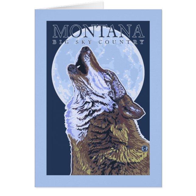 Montana -- Big Sky CountryHowling Wolf (Front)