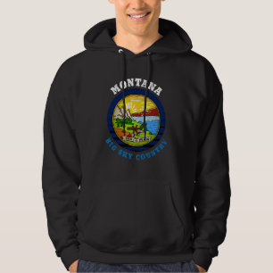 MONTANA BIG SKY STATE FLAG HOODIE