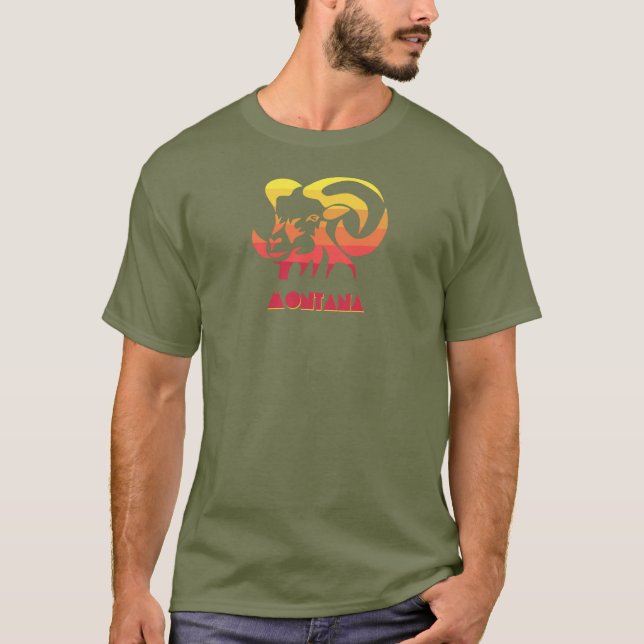 Montana Bighorn T-Shirt (Front)