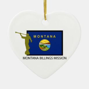 MONTANA BILLINGS MISSION LDS CTR CERAMIC TREE DECORATION