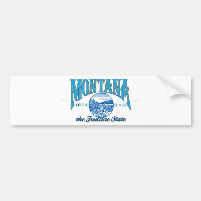 Montana Bumper Sticker (Front)
