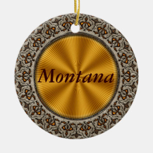 Montana Ceramic Tree Decoration