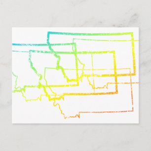 montana chill blur postcard