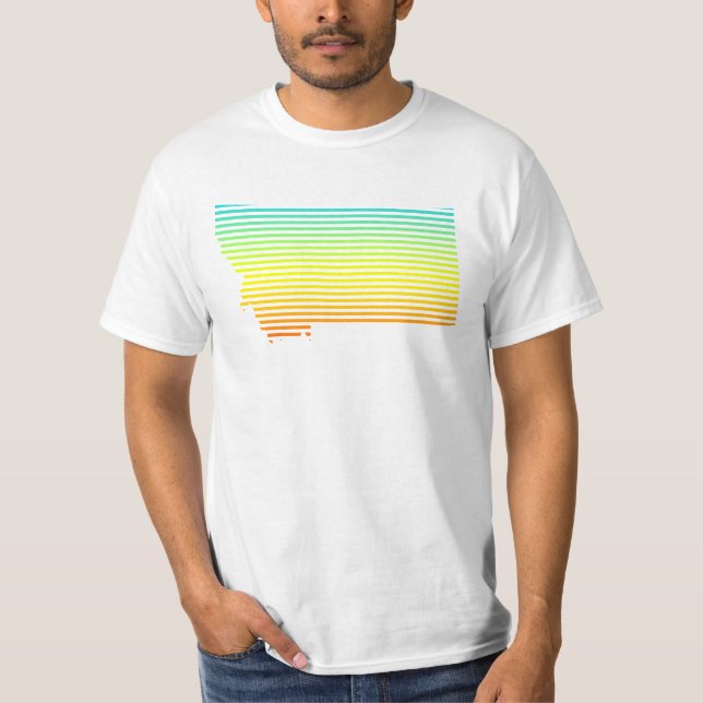 montana chill fade T-Shirt (Front)