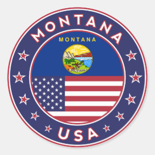 Montana Classic Round Sticker