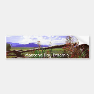 Montana Day Dreamin Bumper Sticker