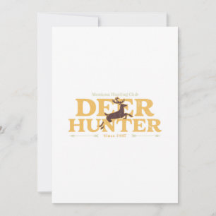 Montana Deer Hunting Club Holiday Card