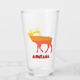 Montana Elk Glass