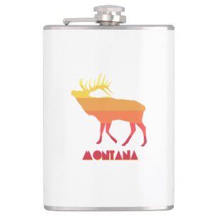 Montana Elk Hip Flask