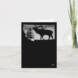 Montana Elk Hunter Card