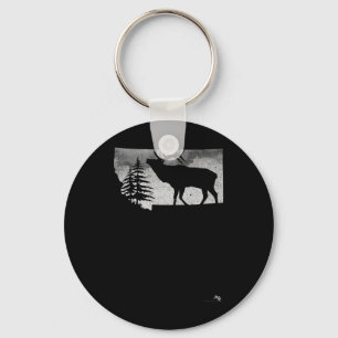 Montana Elk Hunter Key Ring