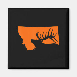 Montana Elk Hunting Magnet