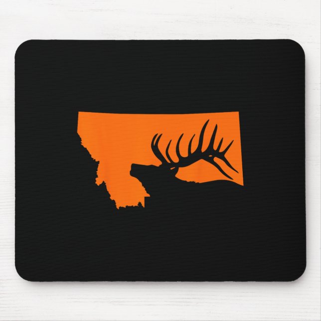 Montana Elk Hunting  Mouse Mat (Front)
