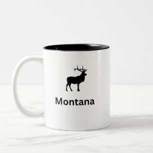 Montana Elk Two-Tone Coffee Mug