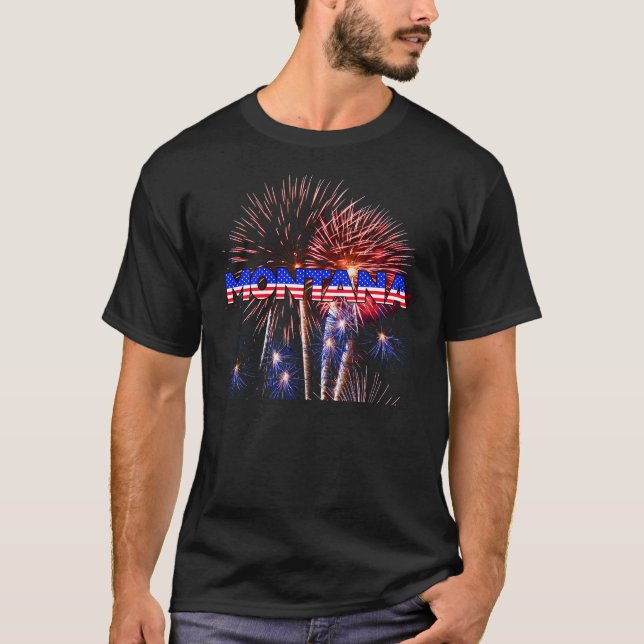 Montana Fireworks T-Shirt (Front)