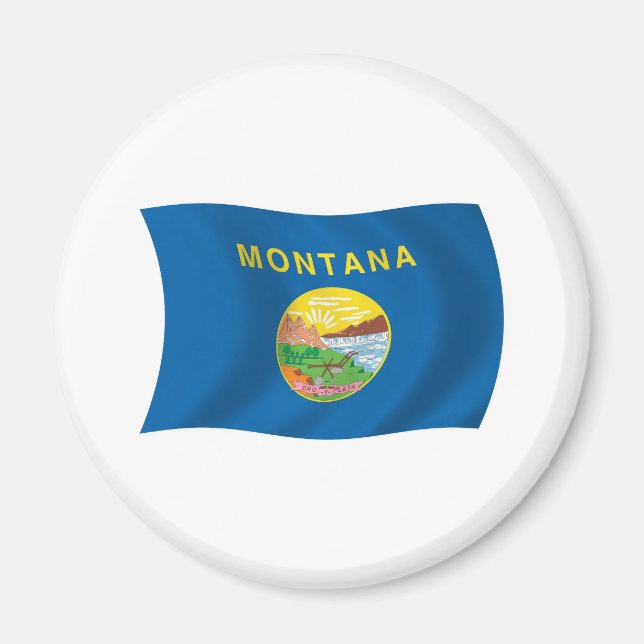 Montana Flag Magnet (Front)