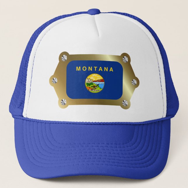 Montana framed Flag Hat (Front)
