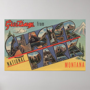 Montana - Glacier National Park Poster
