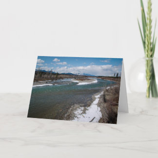 Montana Holiday River Card