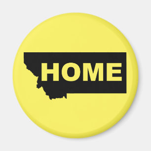 Montana Home Away From State Fridge Magnet