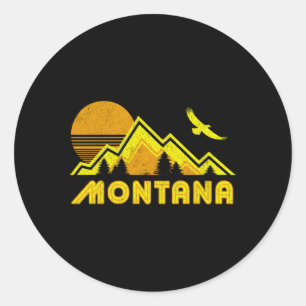 Montana Home Classic Round Sticker