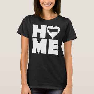 Montana Home Heart State Tees T-Shirt