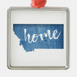 Montana Home Wood Grain Metal Tree Decoration