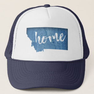 Montana Home Wood Grain Trucker Hat
