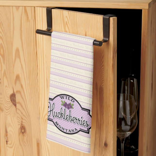 Montana Huckleberry Kitchen Towel (Thirds Fold)