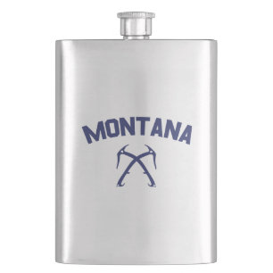 Montana Ice Climbing Hip Flask