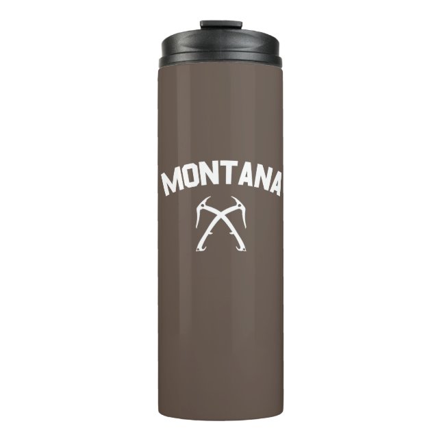 Montana Ice Climbing Thermal Tumbler (Front)