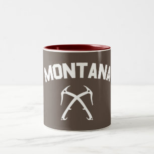 Montana Ice Climbing Two-Tone Coffee Mug