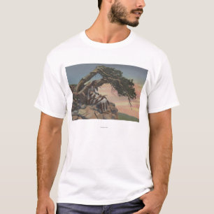 Montana - Indian Chief in Glacier National Park T-Shirt