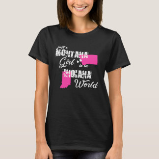 Montana  Just a Montana girl in an Indiana T-Shirt