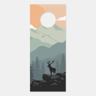 Montana Landscape Art Vintage Photos Old Aesthetic Door Hanger