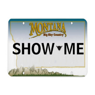 Montana License Plate Magnet