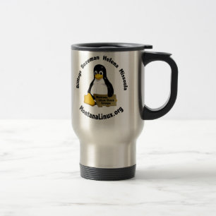 Montana Linux.org Travel Mug