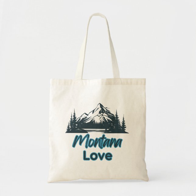 Montana Love Tote Bag (Front)
