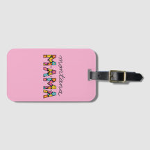 Montana Mama Luggage Tag