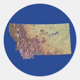 Montana Map Sticker