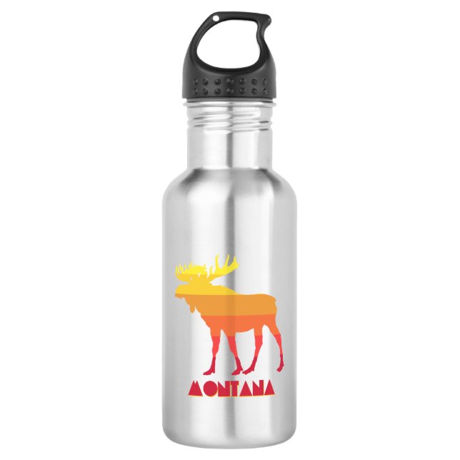 Montana Moose 532 Ml Water Bottle (Front)