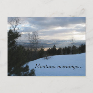 Montana Mornings 1 Postcard