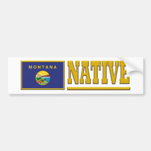 Montana Native Bumper Sticker