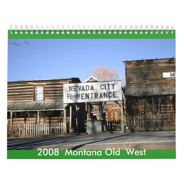 Montana Old West. Calendar (Cover)